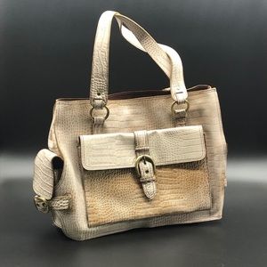 Charlie Larson Polished Crocodile Shoulder Bag
